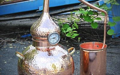 3L Pure Copper Alembic Still for Whiskey Moonshine Essential Oils Distiller