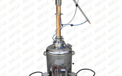 26 Gal. Still w/3″ Stainless & Copper Reflux Column-11,000 Watt Heat & Cooling