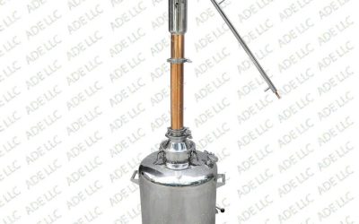 26 Gallon Still with 3″ Stainless and Copper Reflux Column