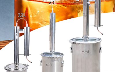 12L 3 Gallon Alcohol Distiller Brewing Kit Moonshine Wine Boiler Still Stainless