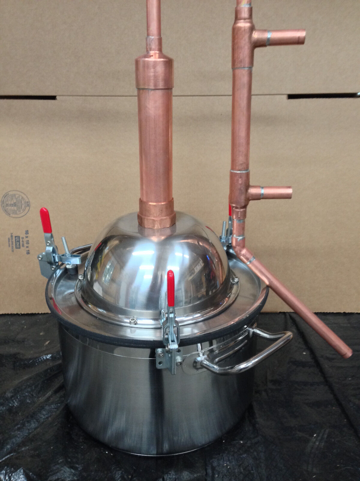 Copper Alcohol Moonshine Ethanol Still E-85 Reflux HD3 Gallon Stainless ...