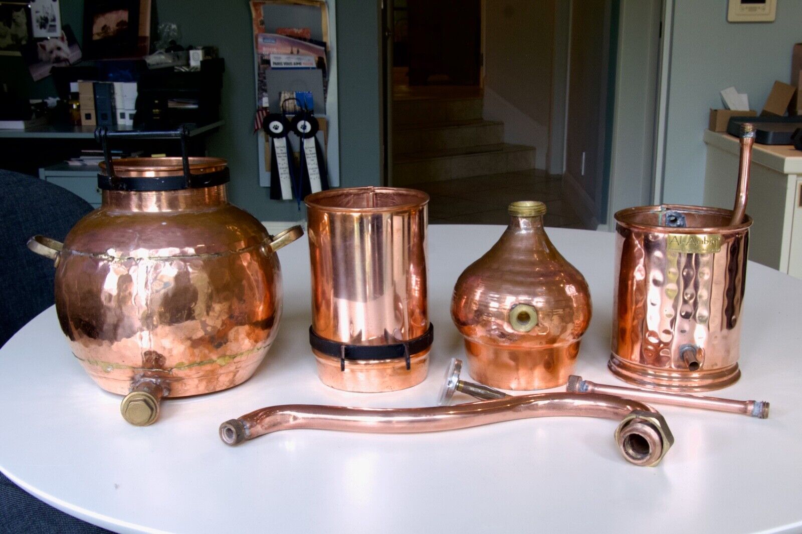 Al-Ambiq Column Alembic 3 L / Handmade Alembic Copper Still / Alembic ...