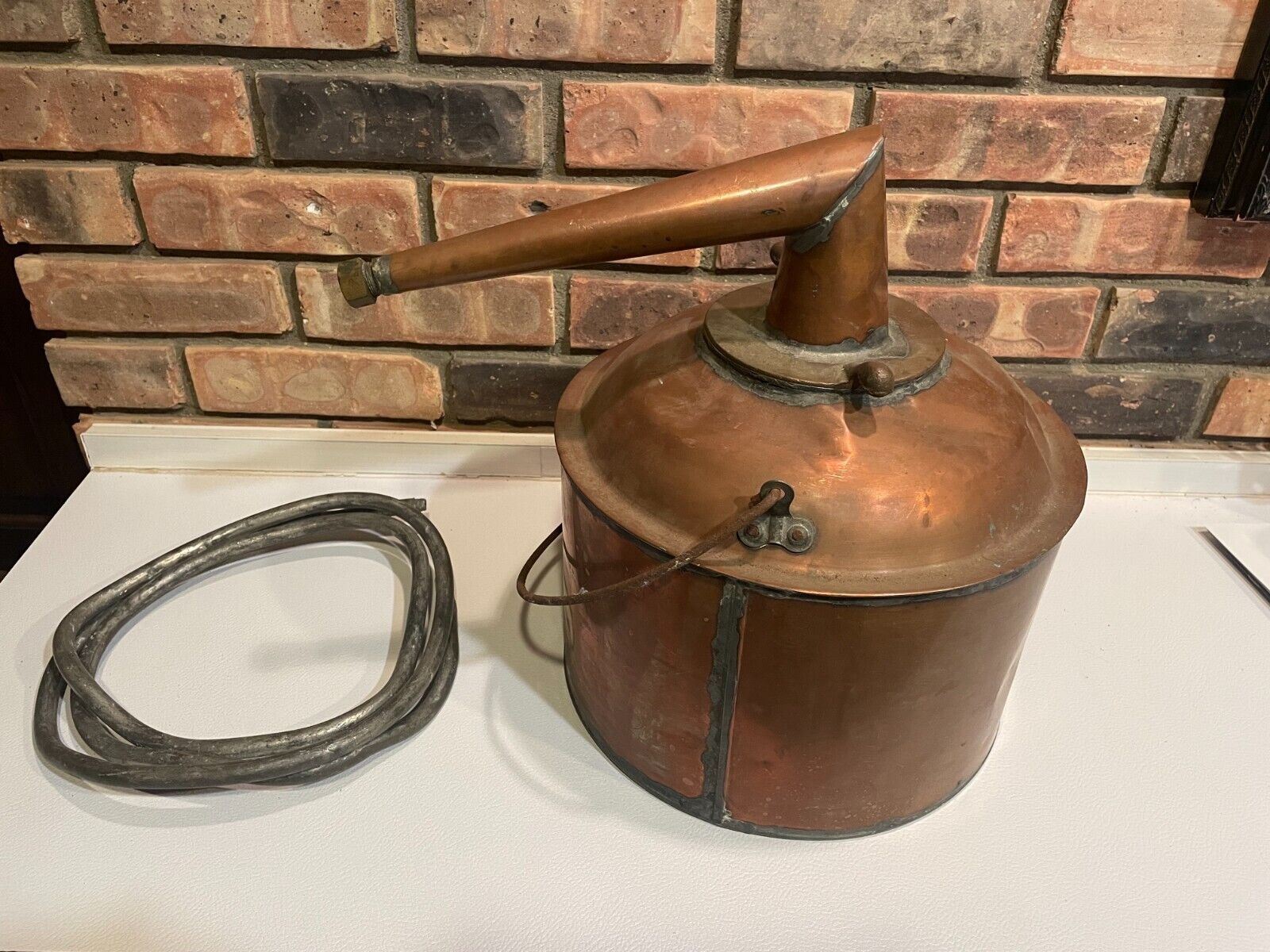 Antique Copper Still Copper Wine Art