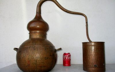 Vintage Copper Hammered Distillery Alembic Still Moonshine Good Size 10 Litres