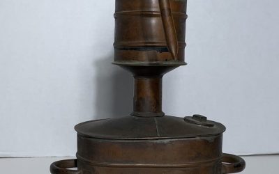 MINIATURE COPPER MOONSHINE STILL 1920’s Antique 9”W X 13”H