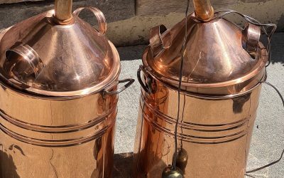 Copper Moonshine Whiskey Still Electric Table Lamp Country Cabin Vintage Decor s