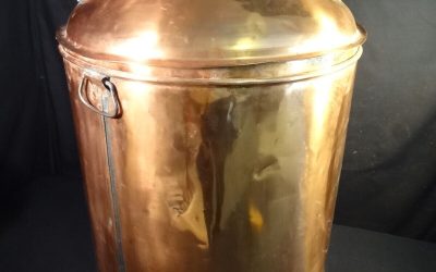 ANTIQUE LARGE COPPER MOONSHINE STILL BOILER WHISKEY FOLK ART AMERICANA