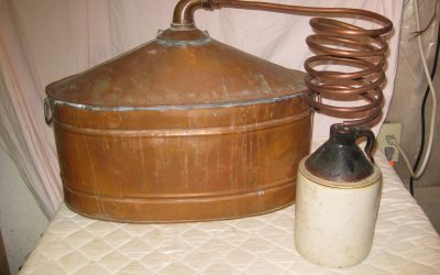 NICE Antique OVAL Copper Moonshine Still w/Coil + JUG-A MAN CAVE MUST!! LQQK!!!!