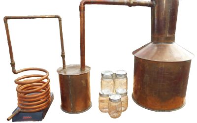 10 Gallon Handmade Copper Moonshine Spirits – Still VINTAGE