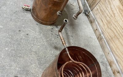 used copper moonshine still