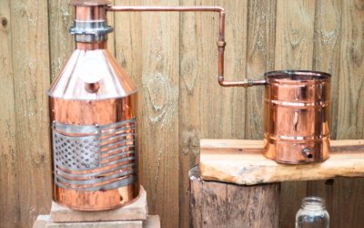 US FLAG- 5 GALLON COPPER MOONSHINE STILL & CONDENSER WORM – VENGEANCE STILLS