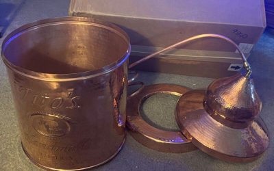 Tito’s Copper 4 piece copper still brand new 13 diameter 24 inches high