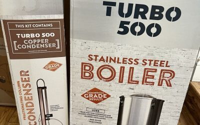 Still Spirits Turbo 500 Copper Condenser & Steel Boiler SOLD AS SET