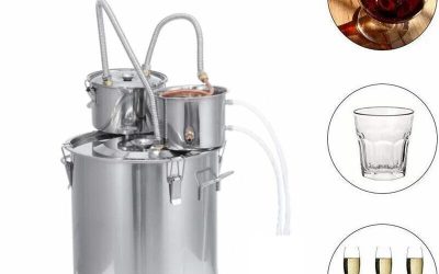 12/20L Distiller Wine Brewing Machine 3pot Alcohol Still Stainless Copper DIY