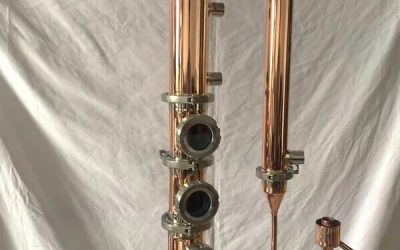 3″ Copper Moonshine Still Reflux Column