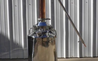 13 Gallon Moonshine Still with 3″ Copper & Stainless Whiskey Column