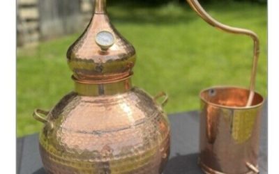 5 Gallon Pure Copper Alembic Still for Whiskey, Moonshine, Essential Oils